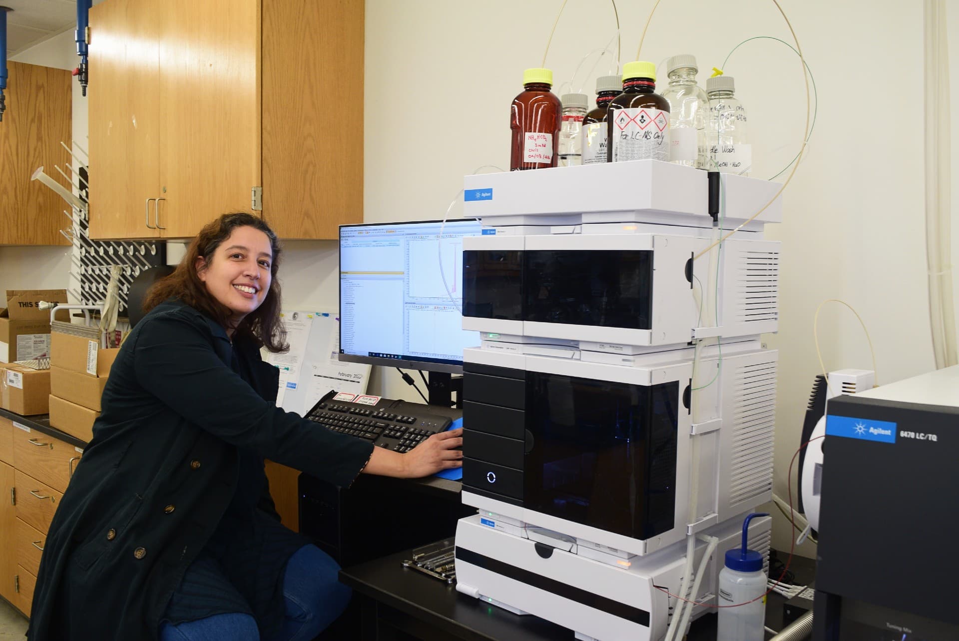 High-resolution mass spectrometry instrument setup