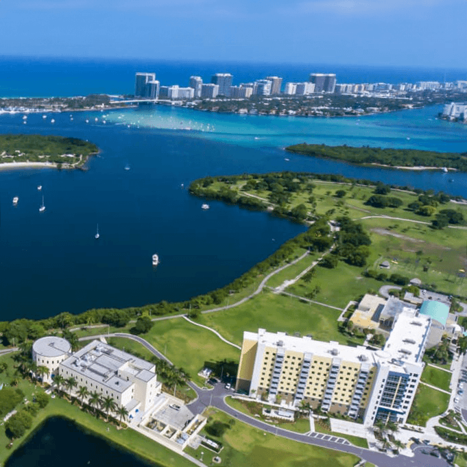 Biscayne Bay waterfront view